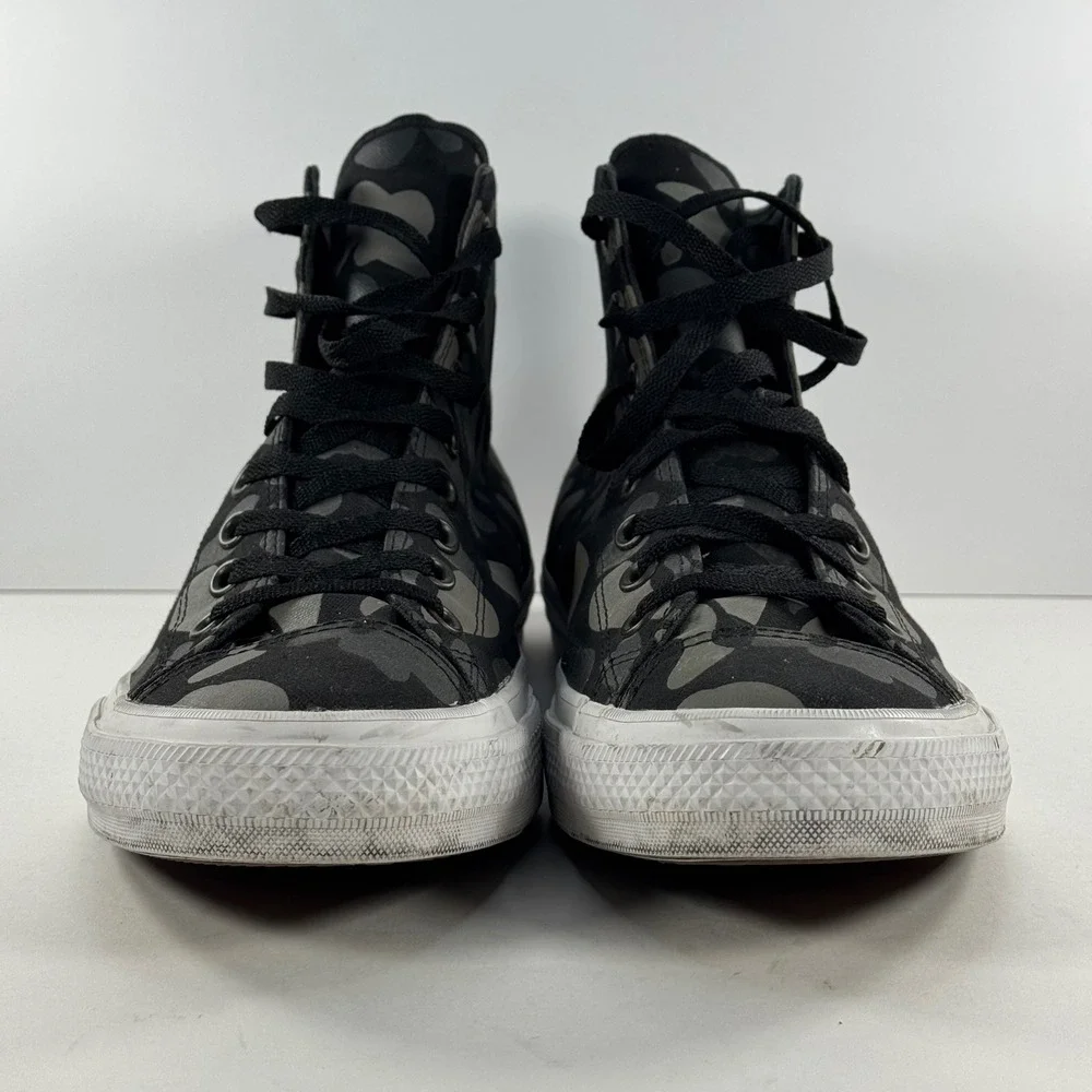Converse Chuck Taylor All Star II High Top Black Grey Camo Sneakers Men's‎ 12 - Picture 4 of 14